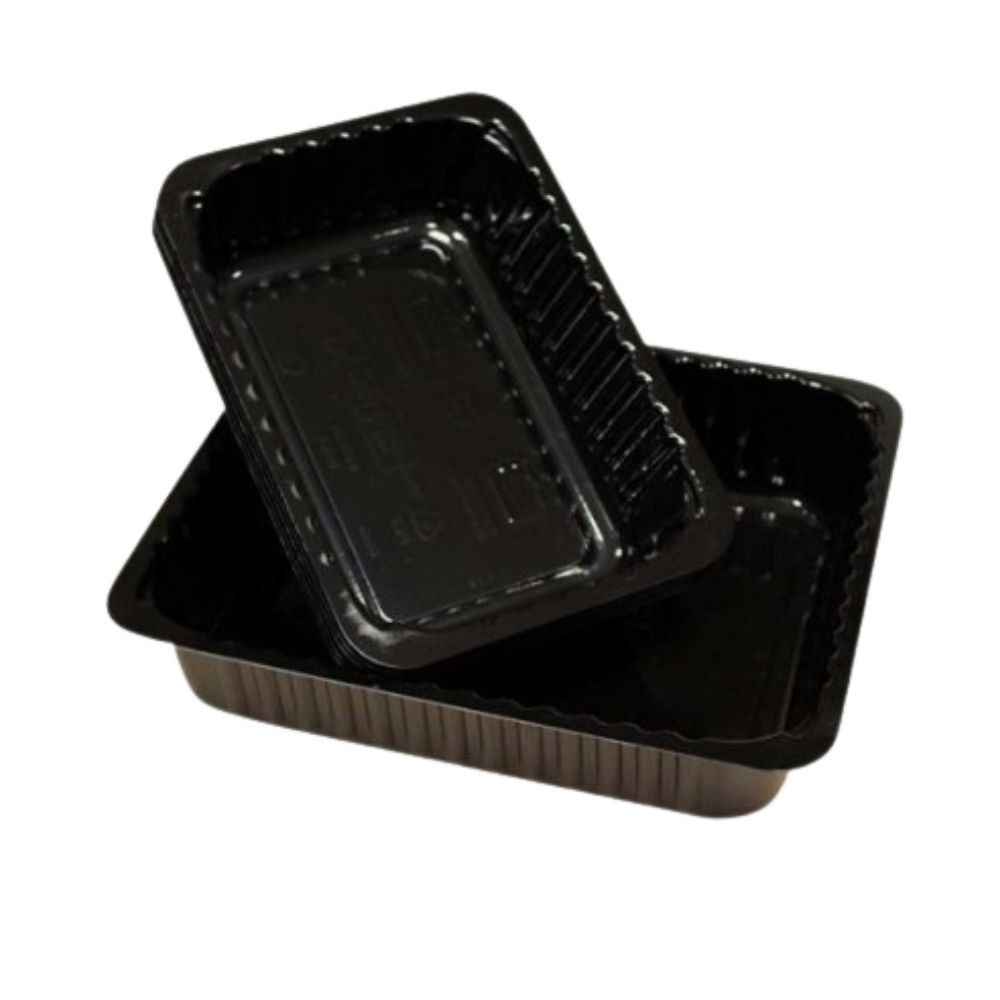 Contenitori CPET neri 260x190x50h mm (150 pz/cart.)